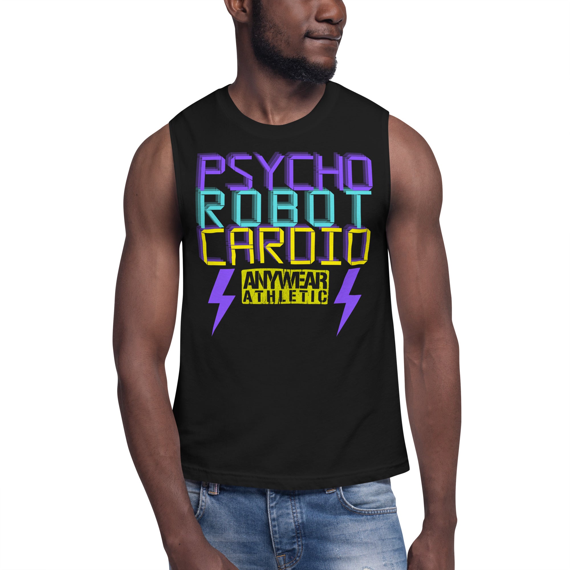 PSYCHO ROBOT CARDIO muscle shirt